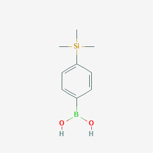 molecular formula C9H15BO2Si B095774 4-Trimethylsilylphenylboronic acid CAS No. 17865-11-1
