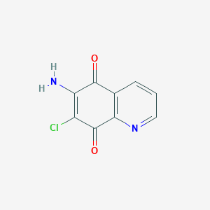 molecular formula C9H5ClN2O2 B095775 6-amino-7-chloroquinoline-5,8-dione CAS No. 18892-39-2