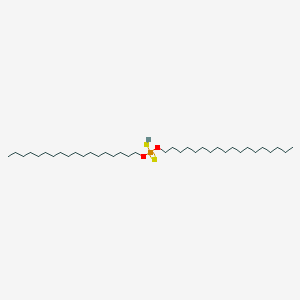 molecular formula C36H75O2PS2 B095780 O,O-Dioctadecyl hydrogen dithiophosphate CAS No. 18819-96-0