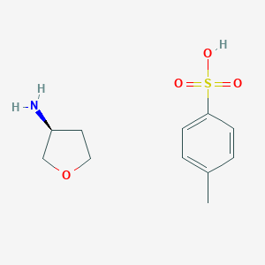 molecular formula C11H17NO4S B009579 (S)-3-Aminotetrahydrofuran tosylate CAS No. 104530-80-5