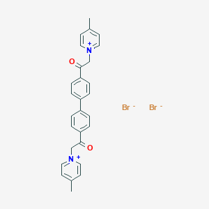 4-Picolinium, 1,1'-(4,4'-biphenylylenebis(2-oxoethylene))di-, dibromide