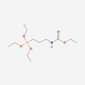 molecular formula C12H27NO5Si B095803 Ethyl (3-(triethoxysilyl)propyl)carbamate CAS No. 17945-05-0