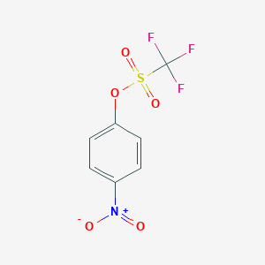 molecular formula C7H4F3NO5S B095823 4-Nitrophenyl trifluoromethanesulfonate CAS No. 17763-80-3