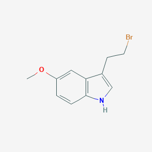 molecular formula C11H12BrNO B095829 3-(2-bromoethyl)-5-methoxy-1H-indole CAS No. 18334-96-8
