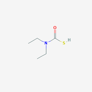 molecular formula C5H11NOS B095831 Carbamothioic acid, diethyl- CAS No. 19045-48-8