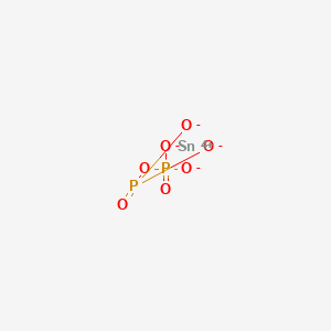 molecular formula O7P2Sn B095838 Tin diphosphate CAS No. 18472-93-0