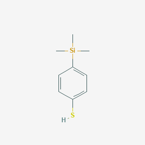 molecular formula C9H14SSi B095846 4-(三甲基硅基)苯硫醇 CAS No. 17882-12-1