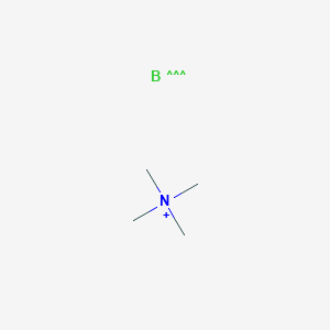 molecular formula C4H12BN+ B095848 Tetramethylammonium borohydride CAS No. 16883-45-7