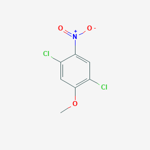 molecular formula C7H5Cl2NO3 B095861 1,4-Dichloro-2-methoxy-5-nitrobenzene CAS No. 17801-99-9