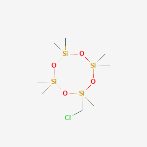Cyclotetrasiloxane, (chloromethyl)heptamethyl-