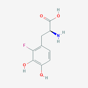 molecular formula C9H10FNO4 B009588 2-Fluoro-3-hydroxytyrosine CAS No. 107597-46-6