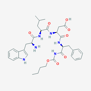 Butyloxycarbonyl-tryptophyl-leucyl-aspartyl-phenylalaninamide