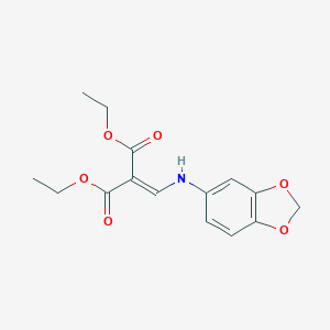 Propanedioic acid, [(1,3-benzodioxol-5-ylamino)methylene]-, diethyl ester