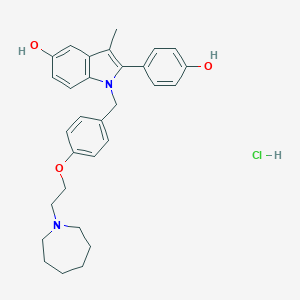 molecular formula C30H34N2O3.HCl B000959 Bazedoxifene HCl CAS No. 198480-56-7