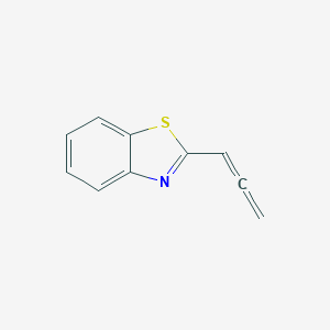 molecular formula C10H7NS B009590 Benzothiazole,2-(1,2-propadienyl)-(9ci) CAS No. 109948-61-0