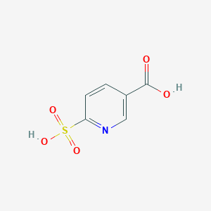 molecular formula C6H5NO5S B095903 6-Sulfonicotinic acid CAS No. 17624-03-2