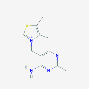 molecular formula C11H15N4S+ B095905 Dimethialium CAS No. 15659-74-2