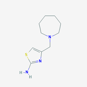 4-(Azepan-1-ylmethyl)-1,3-thiazol-2-amine