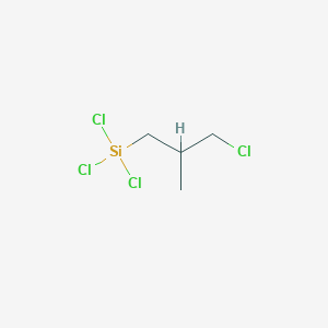 molecular formula C4H8Cl4Si B095913 Trichloro(3-chloro-2-methylpropyl)silane CAS No. 18142-53-5