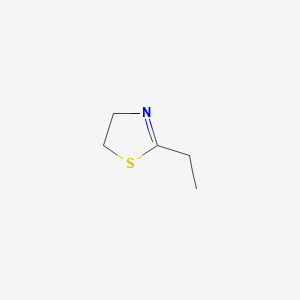 molecular formula C5H9NS B095931 2-Ethyl-4,5-dihydrothiazole CAS No. 16982-46-0