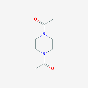 molecular formula C8H14N2O2 B095935 Piperazine, 1,4-diacetyl- CAS No. 18940-57-3