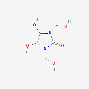 B095936 4-Hydroxy-1,3-bis(hydroxymethyl)-5-methoxyimidazolidin-2-one CAS No. 18191-00-9