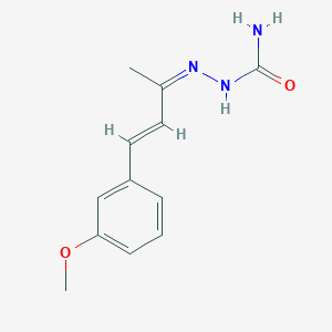 [(Z)-[(E)-4-(3-Methoxyphenyl)but-3-en-2-ylidene]amino]urea