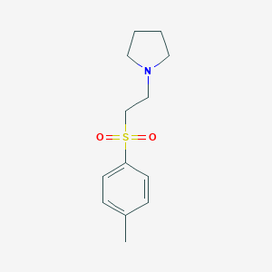 1-[2-(4-Methylphenyl)sulfonylethyl]pyrrolidine