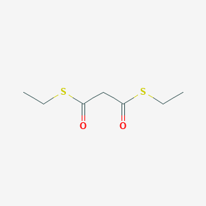 molecular formula C7H12O2S2 B095961 1-S,3-S-diethyl propanebis(thioate) CAS No. 16501-24-9