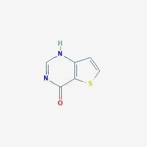 molecular formula C6H4N2OS B095964 Thieno[3,2-d]pyrimidin-4(3H)-one CAS No. 16234-10-9