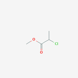 molecular formula C4H7ClO2 B095975 Methyl 2-chloropropionate CAS No. 17639-93-9
