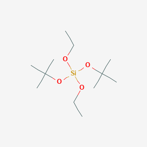 molecular formula C12H28O4Si B095976 DIETHOXY-BIS[(2-METHYLPROPAN-2-YL)OXY]SILANE CAS No. 18151-86-5