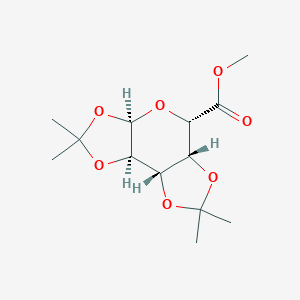 molecular formula C13H20O7 B095986 1,2,3,4-二-O-异丙基-α-D-半乳糖醛酸甲酯 CAS No. 18524-41-9