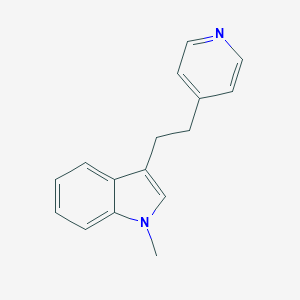 molecular formula C16H16N2 B095989 1-Methyl-3-[2-(4-pyridyl)ethyl]-1H-indole CAS No. 16571-53-2