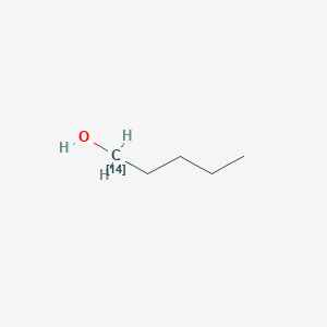 molecular formula C5H12O B009599 Pentanol-N, [1-14C] CAS No. 104810-27-7