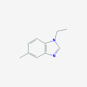 molecular formula C10H12N2 B095991 Benzimidazole, 1-ethyl-5-methyl-(8CI) CAS No. 17582-97-7