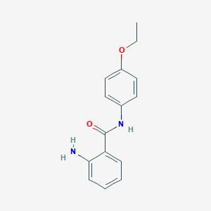 molecular formula C15H16N2O2 B095992 2-amino-N-(4-ethoxyphenyl)benzamide CAS No. 19562-43-7