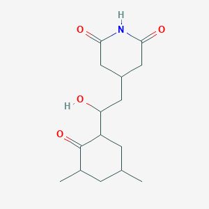 molecular formula C15H23NO4 B095993 Isocycloheximide CAS No. 17280-60-3