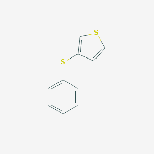 molecular formula C10H8S2 B095996 3-(Phenylthio)thiophene CAS No. 16718-11-9