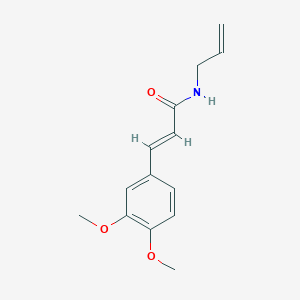 molecular formula C14H17NO3 B095997 N-Allyl-3,4-dimethoxycinnamamide CAS No. 16873-88-4