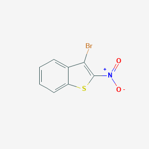 molecular formula C8H4BrNO2S B095998 3-Bromo-2-nitro-benzo[b]thiophene CAS No. 17402-78-7