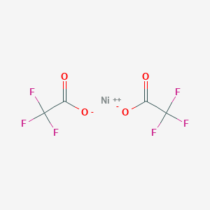molecular formula C2HF3NiO2 B096000 Nickel(2+) trifluoroacetate CAS No. 16083-14-0