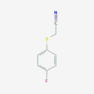 molecular formula C8H6FNS B096002 (4-氟苯硫基)乙腈 CAS No. 18527-21-4