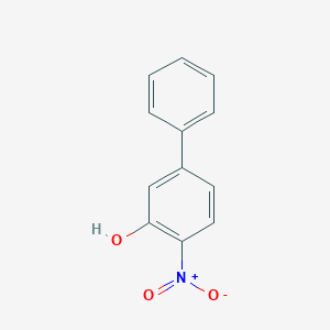 molecular formula C12H9NO3 B096009 (1,1'-Biphenyl)-3-ol, 4-nitro- CAS No. 18062-89-0