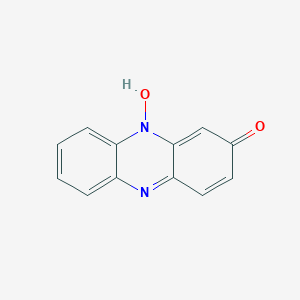molecular formula C12H8N2O2 B096012 10-Hydroxyphenazin-2-one CAS No. 18274-41-4