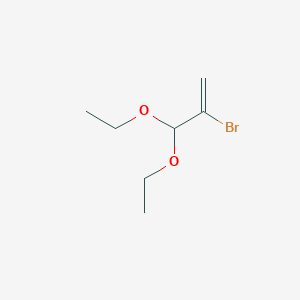 molecular formula C7H13BrO2 B096016 2-Bromo-3,3-diethoxyprop-1-ene CAS No. 17592-40-4