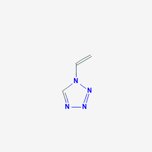 molecular formula C3H4N4 B096018 1-Ethenyl-1H-tetrazole CAS No. 17578-18-6