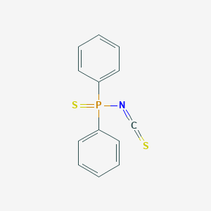 molecular formula C13H10NPS2 B096025 Diphenylphosphinothioyl isothiocyanate CAS No. 16523-56-1