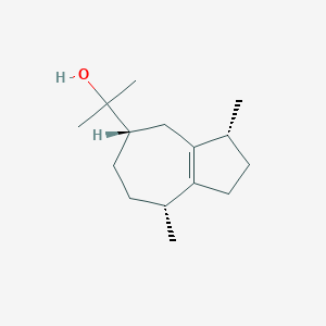 molecular formula C15H26O B096027 2-[(3r,5s,8r)-3,8-Dimethyl-1,2,3,4,5,6,7,8-octahydroazulen-5-yl]propan-2-ol CAS No. 18680-83-6