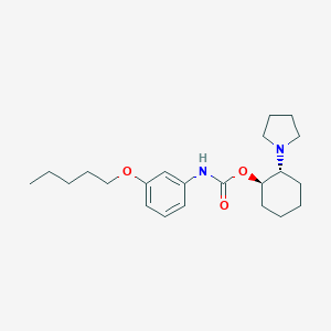molecular formula C22H34N2O3 B009603 Trapencaine CAS No. 104485-01-0